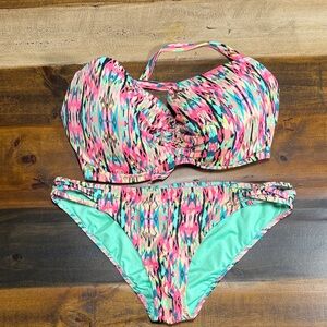 Shade Shore Colorful Patterned Bikini Set